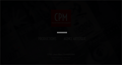 Desktop Screenshot of cpm.fr